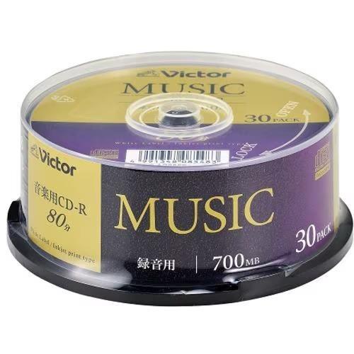 ビクター(Victor) AR80FP30SJ5 Victor 音楽用 24倍速 CD-R 30枚パ...