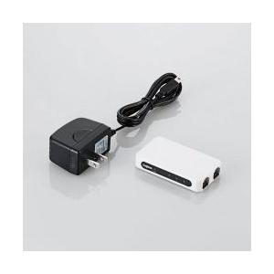 ロジテック LAN-SW03/PSW(ホワイト) 100BASE-TX スイッチングハブ 3ポート