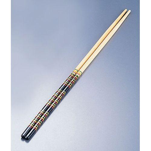 松尾物産 竹製 歌舞伎菜箸 黒 36cm