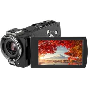 【長期保証付】KEIYO(ケイヨー) AN-S101 4Kビデオカメラ 高画質4K＆光学ズーム12倍｜tokka