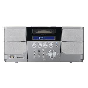 【長期保証付】コイズミ(KOIZUMI) SDD-4347-S(シルバー) ステレオCDシステム｜tokka