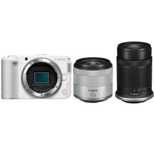 【長期保証付】CANON(キヤノン) EOS R50V ダブルズームキット ホワイト ミラーレス一眼デジタルカメラ