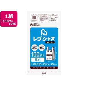 その他 レジ袋 乳白 30/40号 100枚x10パック[代引不可]｜tokka