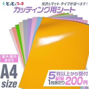 セット割5 A4サイズ 約21cm×約30cm パステルカラー カッティング用シート