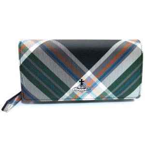 ヴィヴィアンウエストウッド 長財布 二つ折り 51060025U-S001K-O102 TARTAN GREEN