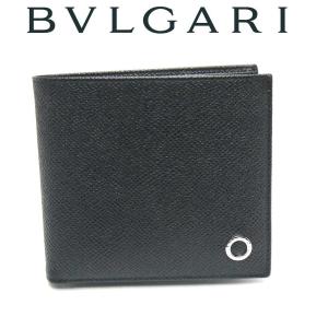 ブルガリ 財布 メンズ 二つ折り ブラック BULGARI BULGARI 30396｜toko-putih