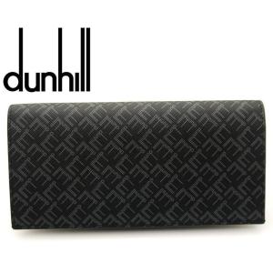 dunhill（ダンヒル） 長財布 カドガン 二つ折り小銭入れ付き ブラック