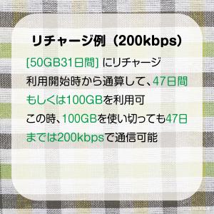 [リチャージ] 50GB 16日間 (容量使用...の詳細画像4
