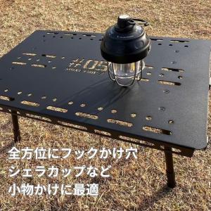 サイドテーブル 多機能テーブルキャンプ 伸縮脚...の詳細画像1