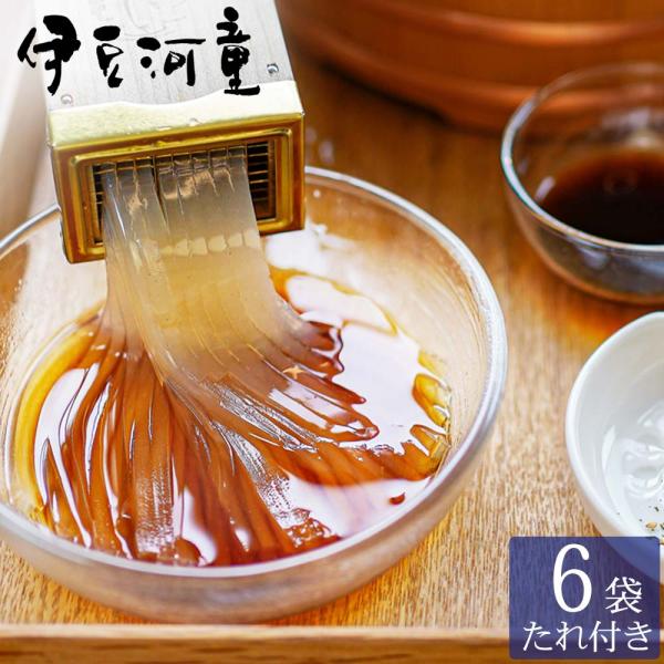 ところてん ダイエットところてん 6食 選べるタレ付 糖質制限 国産 お腹膨らむ 柿田名水 突き済み...