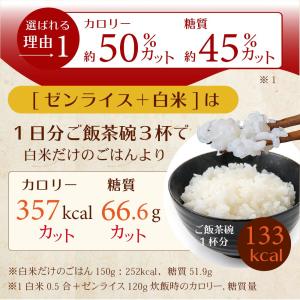 こんにゃく米 ゼンライス 乾燥 カロリー50%...の詳細画像3