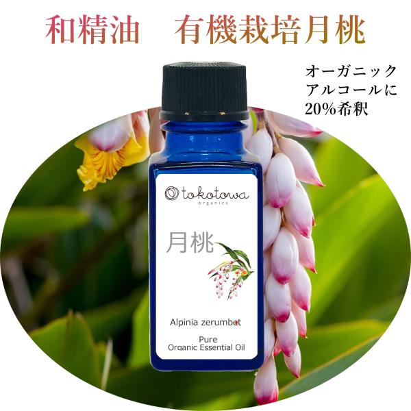 和精油 エッセンシャルオイル月桃　20%希釈　4ml　精油 アロマ 日本の香り 国産精油　沖縄県産　...