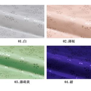 和柄 生地 京 綸子 りんず 霞桜 (全9色)...の詳細画像2