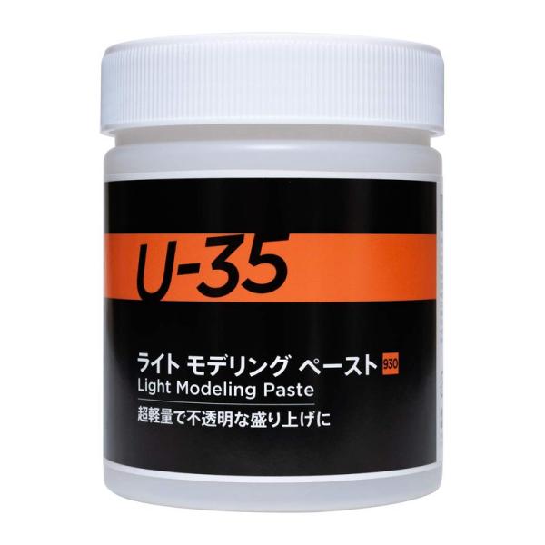 ターナー色彩 メディウム U-35 ライトモデリングペースト UA500930 500ml, 無色