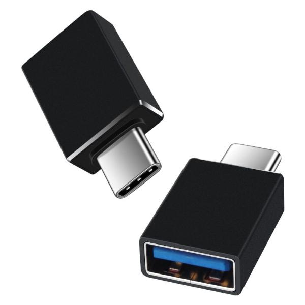 Viviber Type C &amp; USB 変換アダプタ2個組USB C オス - USB 3.1 メ...