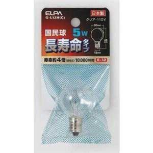 朝日電器 ELPA 国民球５ＷＥ１２Ｃロング G-L12H(C)｜toku00301