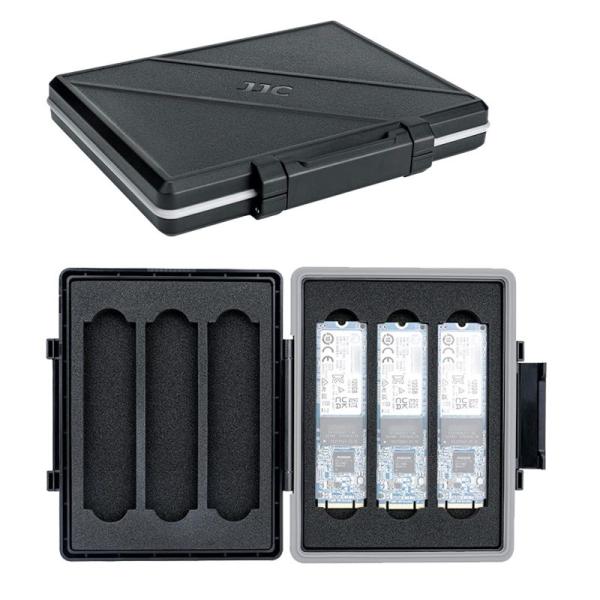 JJC 6スロット M.2 NVME 2280 SSD 収納ケース 6 枚 M.2 2280 / M...