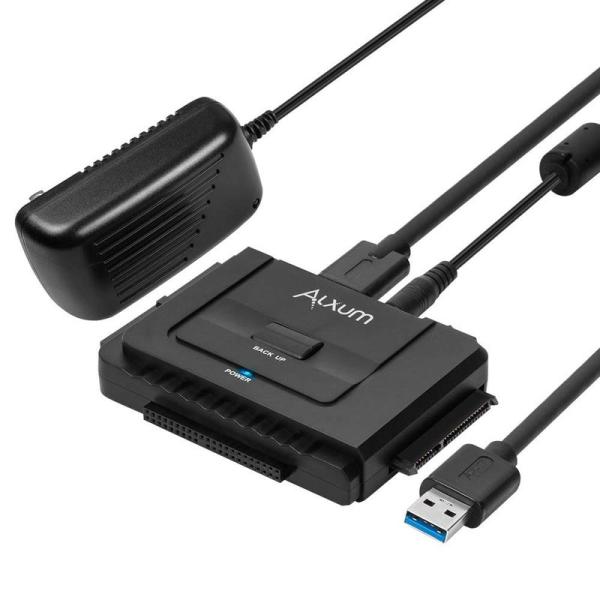 Alxum IDE SATA 変換アダプタ 両方対応 USB-A IDE USB変換ケーブル 2.5...