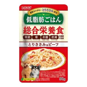 いなば 低脂肪ごはん とりささみ＆ビーフ 50g