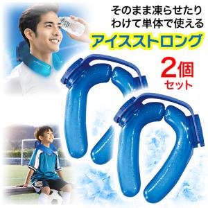 めざましテレビ ミヤネ屋で紹介 ネッククーラー 2個セット 氷のう 熱中症対策 氷嚢 冷却 氷 冷凍庫 スポーツ 野球 首元 暑さ対策【☆60】/アイスストロング2個