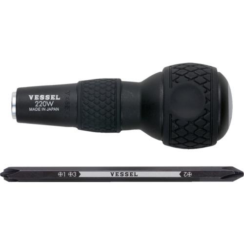 ベッセル VESSEL コンビプラスドライバー ＋1 ＋3/＋2 220W-123