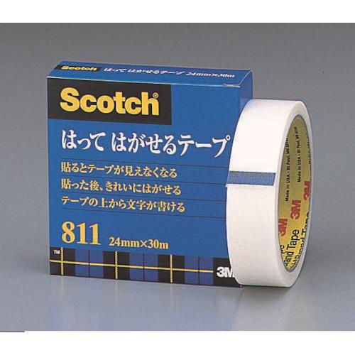 ３Ｍ　スリーエム　貼ってはがせるテープ　２４ｍｍＸ３０ｍ　巻芯径７６ｍｍ　811-3-24