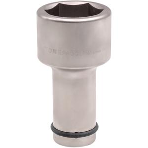 TONE トネ インパクト用超ロングソケット 対辺寸法55mm 差込角25.4mm 8NV-55L150