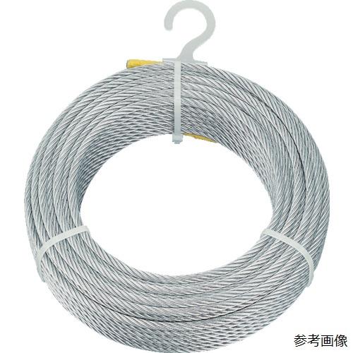 トラスコ中山 TRUSCO メッキ付ワイヤロープ Φ6mmX100m CWM-6S100