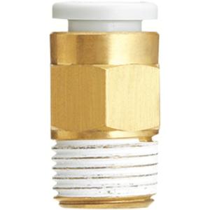 SMC ワンタッチ管継手 ハーフユニオン 8mm R3/8 KQ2H08-03AS
