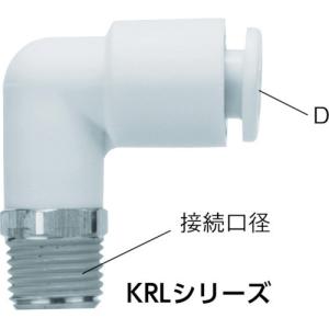 SMC 難燃性FRワンタッチ管継手 エルボユニ...の詳細画像1