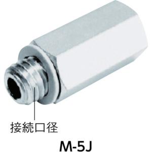 SMC ミニチュア管継手 延長継手 M5オスX...の詳細画像1