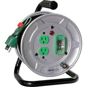 日動工業 日動 NICHIDO 電工ドラム アースチェックリール 漏電保護専用