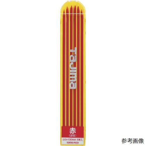 TJMデザイン タジマ すみつけ 2.0mm 替芯 硬質赤 6本入 S20S-RED
