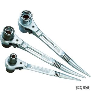 SUPER TOOL スーパーツール アルミ合金製 4サイズラチェットレンチ