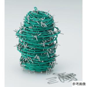 バーブ 有刺鉄線 亜鉛めっき品 14#×100m ステープル付 : OKツールYahoo