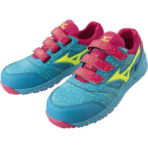 送料無料 MIZUNO ミズノ 安全靴 作業靴 プロテクティブスニーカーオールマイティLS II 22L F1GA2101 ローカット 限定カラー  マジックテープ