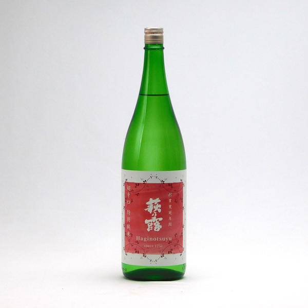 萩乃露 日本酒 特別純米 超辛口 赤ラベル 火入 1.8L 1800ml 福井弥平商店 萩の露 地酒...