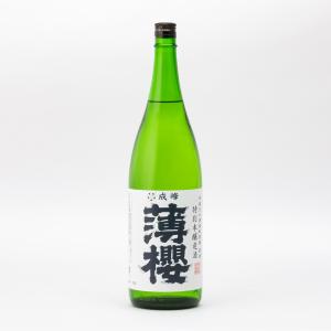 薄櫻 日本酒 特別本醸造 吟吹雪 65%精米 火入原酒 1800ml 1800ml 増本藤兵衛酒造場 薄桜 薄櫻 地酒 滋賀県東近江市 能登川