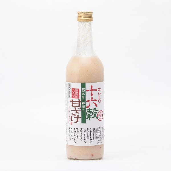 甘酒 おいしい十六穀 雑穀甘ざけ 720ml 山口酒造場 福岡県 甘ざけ 庭のうぐいす ノンアルコー...