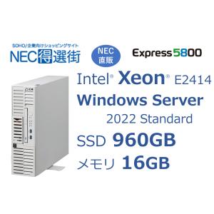 NEC Express5800 T110m-S Xeon E2414 4C 2.60GHz G7400 Windows Server 2022 Express5800/T110m-S