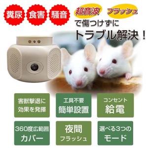 ネズミ撃退 撃退器 360度 120平方メート...の詳細画像3