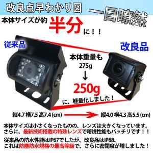9インチ バックミラーモニター バックカメラセ...の詳細画像4