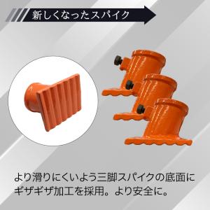 三脚ヘッド 2t スパイクセット 適用支柱 約...の詳細画像4