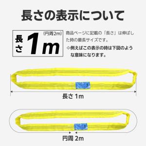 スリングベルト エンドレスタイプ 2m 300...の詳細画像2