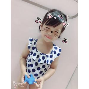 送料無料 水着 ワンピース 女の子 子ども チ...の詳細画像3