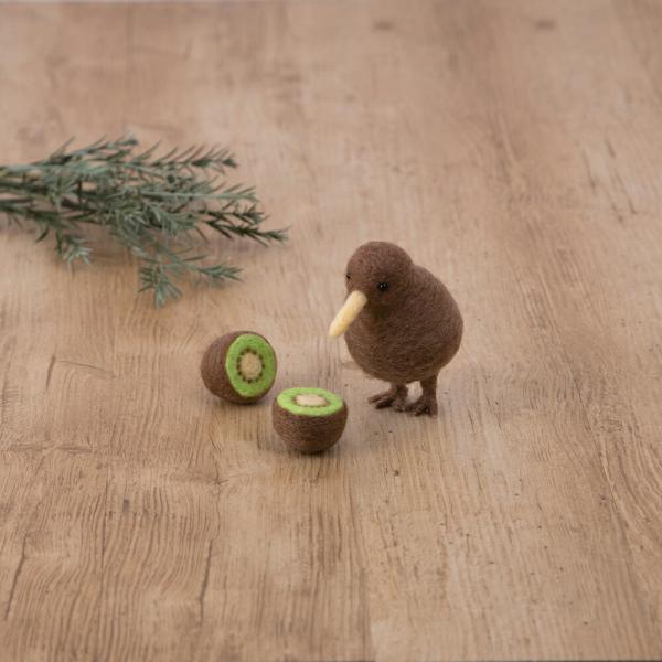 ハマナカ　hamanaka　羊毛キット　ニードルフェルトでつくるキーウィ　H441-595