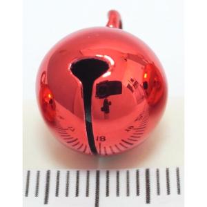 宝来鈴 レッド 4分 約幅13mm×高17mm...の詳細画像1