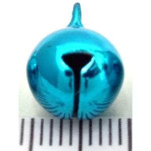 宝来鈴　ブルー 3分　約幅10mm×高13mm 和鈴　携帯ストラップ　キーホルダー等に
