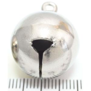 宝来鈴　シルバー 6分　約幅19mm×高23mm　和鈴　携帯ストラップ　キーホルダー等に