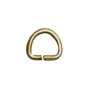 2個セット 金属 Dカン　約7mm巾ベルト用　アンティークゴールド
